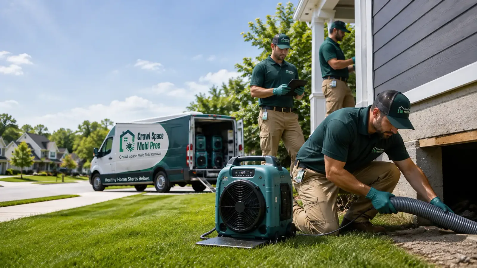 Crawl Space Mold Removal in Pleasanton, TX